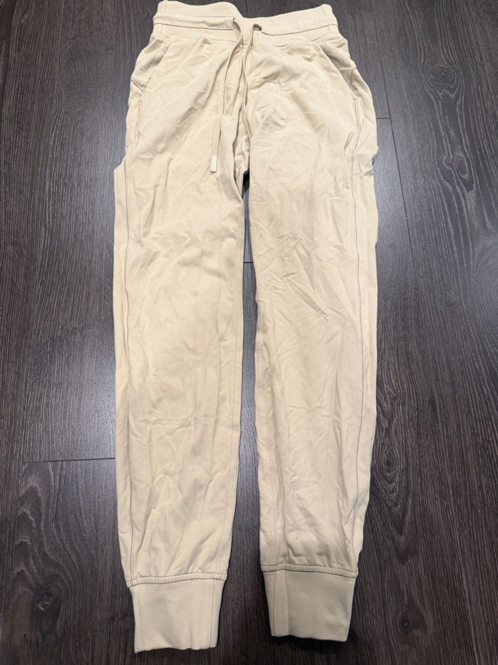 lululemon athletica Beige Drawstring Joggers
